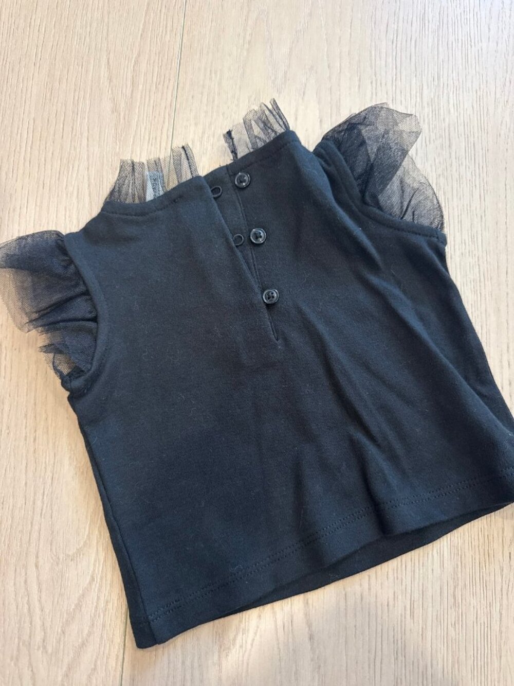Janie and Jack Shirt 6-12M Black - Picture 5 of 5